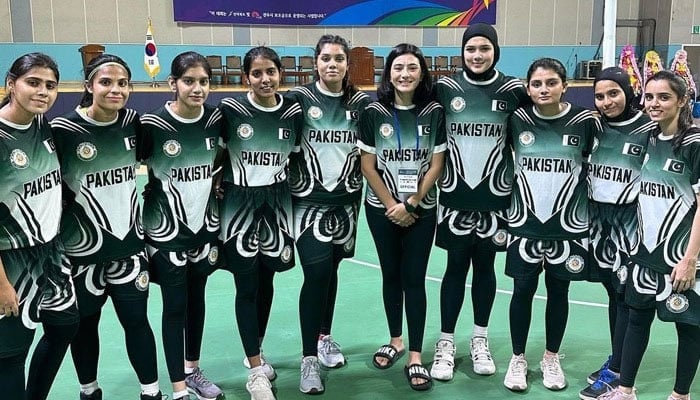 Pakistans womens netball team. —instagram/pakistannetballfederation/file