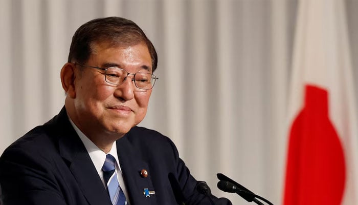 Shigeru Ishiba, the newly elected leader of Japans ruling party, the Liberal Democratic Party (LDP) holds a press conference after the LDP leadership election, in Tokyo, Japan September 27, 2024. — Reuters