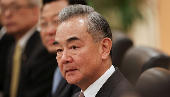 Chinas Foreign Minister Wang Yi looks on as he meets with US Secretary of State Antony J Blinken in New York, US September 27, 2024. — Reuters