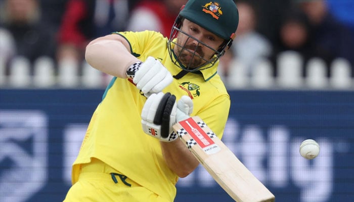 Australias Travis Head bats in the 5th ODI against England at Bristol. — AFP/file