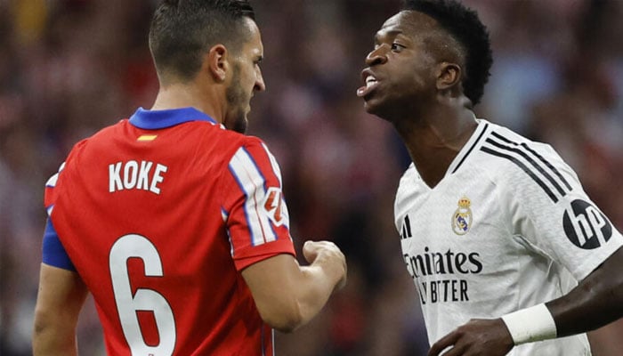 Real Madrid forward Vinicius Junior (right). — AFP/file