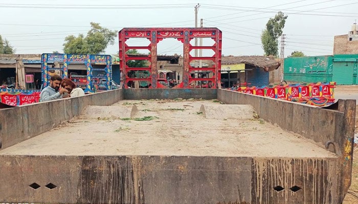 A tractor trolley can be seen in this photo. — Facebook/Multan Tractor Trolley Sale Point