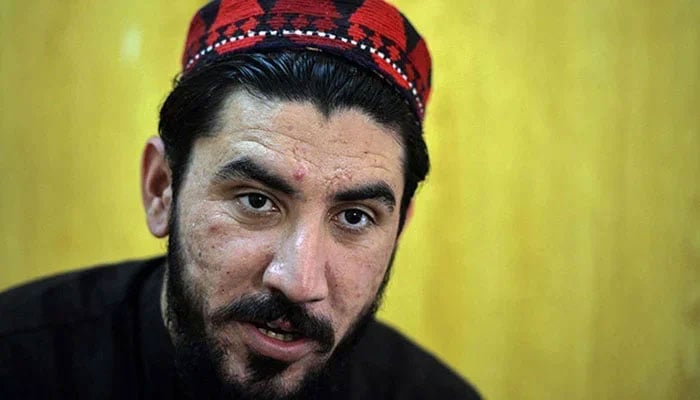 Leader of the Pashtun Tahafuz Movement, Manzoor Pashteen.— AFP/File