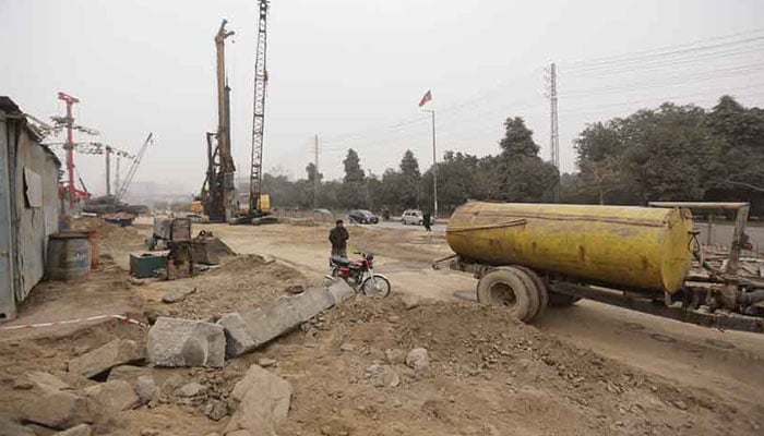 Representational image of an under-construction road. — The News/File by Rahat Dar