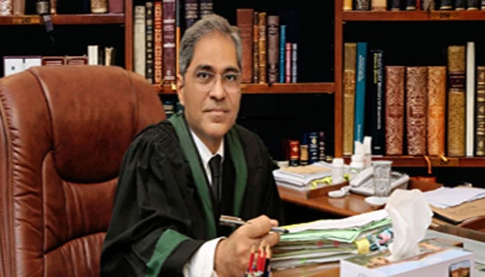 Sindh High Court (SHC) Chief Justice Mohammad Shafi Siddiqui seen in this image. — SHC wesbsite/File