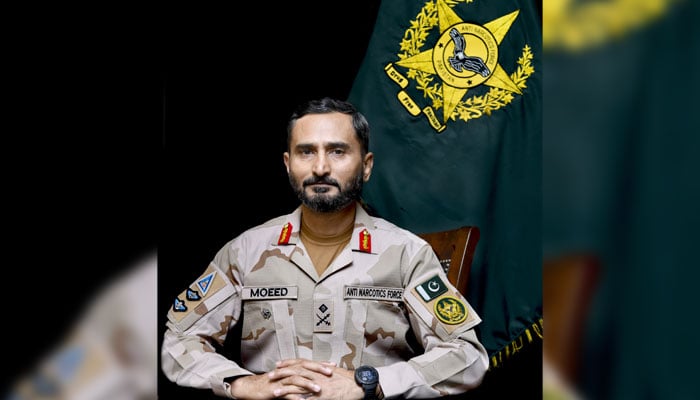 Anti-Narcotics Force (ANF) Director General (DG) Major General Abdul Moeed. — ANF website/File