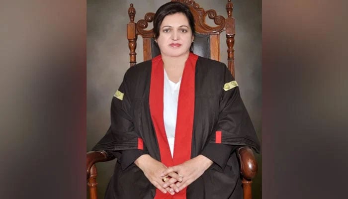 Lahore High Court (LHC) Chief Justice Aalia Neelum. — LHC website/File