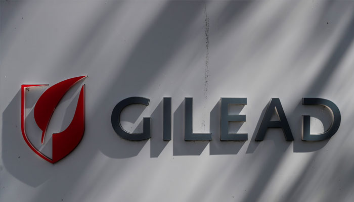 A Gilead Sciences, Inc logo is seen outside the company headquarters in Foster City, California, US May 1, 2018. — Reuters