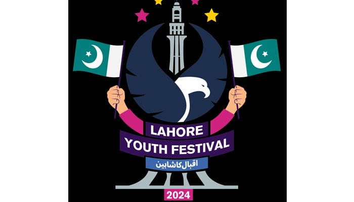 The image shows the logo of the Lahore Youth Festival 2024. — Lahore Youth Festival 2024 website