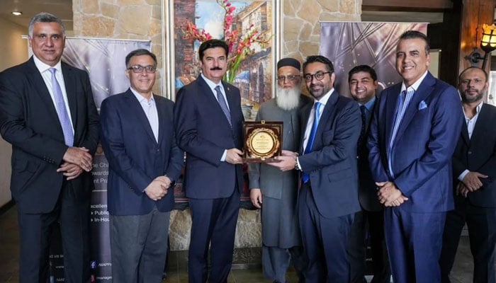 Governor Khyber Pakhtunkhwa (KP) Faisal Karim Kundi at an event hosted by the Management Association of Pakistan (MAP) in Karachi on October 2nd, 2024. — Instagram/governorkhyberpakhtunkhwa