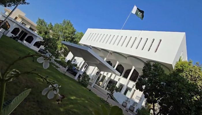 An outside view of the Pakistan Embassy in Abu Dhabi, UAE. — Supplied