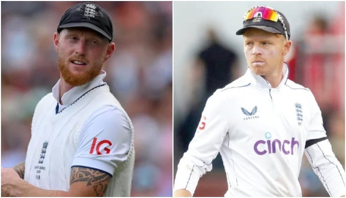 England’s Test captain Ben Stokes (left) and stand-in skipper Ollie Pope. — AFP/File