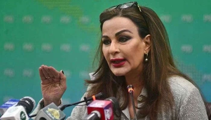 Senior PPP leader and Senator Sherry Rehman speaks during an interview in this undated image. — APP/File