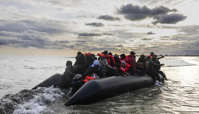 A representational image showing migrants on a boat. — AFP/File