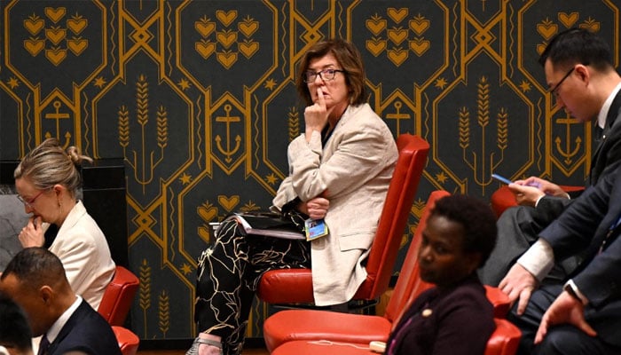 Downing Street Chief of Staff Sue Gray attends the 79th United Nations General Assembly at the United Nations Headquarters on September 25, 2024 in New York, New York. — AFP