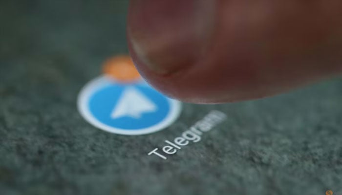 The Telegram app logo is seen on a smartphone in this picture illustration taken on Sep 15, 2017. — Reuters