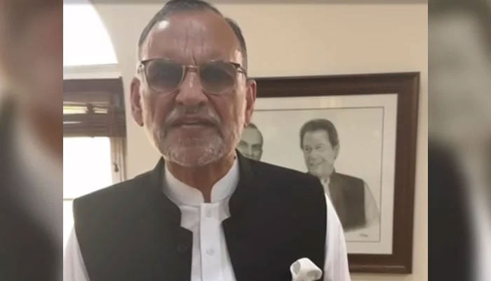 Pakistan Tehreek-e-Insaf (PTI) leader Azam Swati speaks in a video message on September 6, 2024. — Screengrab via Facebook/Senator Azam Khan Swati