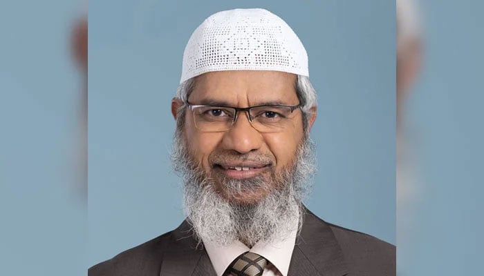 Renowned Islamic scholar and preacher Dr Zakir Abdul Karim Naik seen in this image. — Facebook/Dr Zakir Naik/File