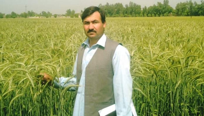 Director General of the Cereal Crop Research Institute in Pirsabak, Nowshera Dr. Gulzar Ahmad seen in this image released on September 22, 2024. — Facebook/CCRI Pirsabak