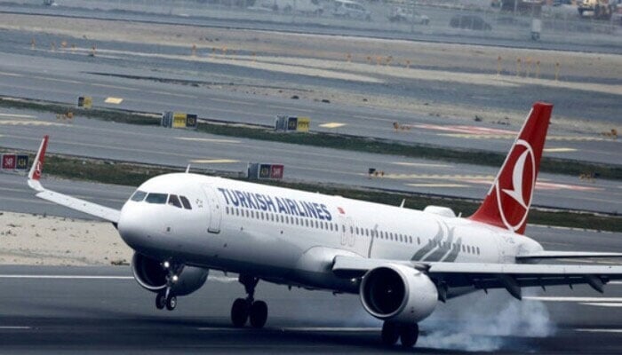 Image showing a Turkish Airlines plane. — File/Reuters