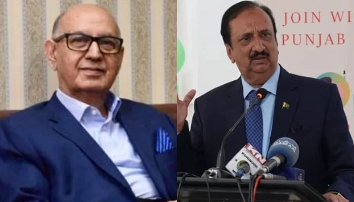 This combo of images shows, Senator Irfan Siddiqui (left) and former caretaker provincial minister for health & population welfare, Dr. Jamal Nasir. — X/@IrfanUHSiddiqui/Facebook/Primary & Secondary Healthcare Department/File