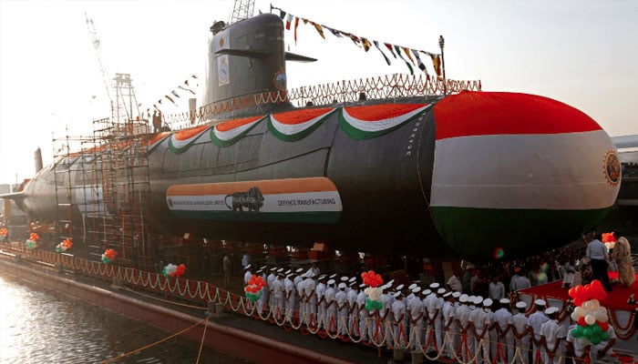 An image of an indian submarine. — Reuters/file