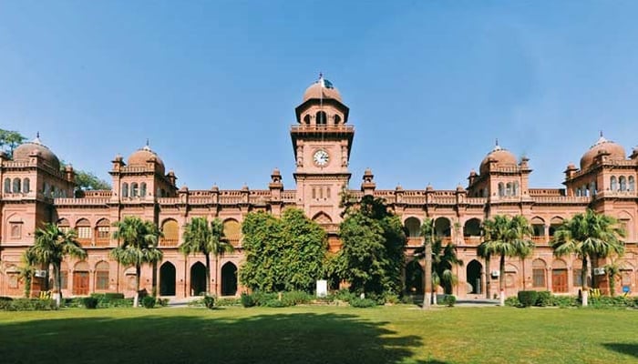 An undated image of the University of Punjab seen in this image. — Punjab University website/file