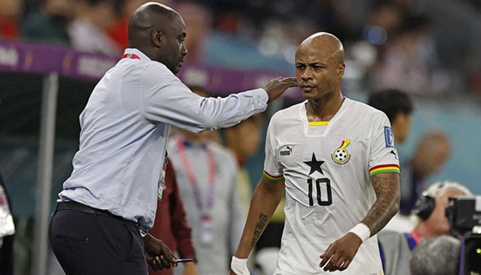 Ghana coach Otto Addo (left).— AFP/file