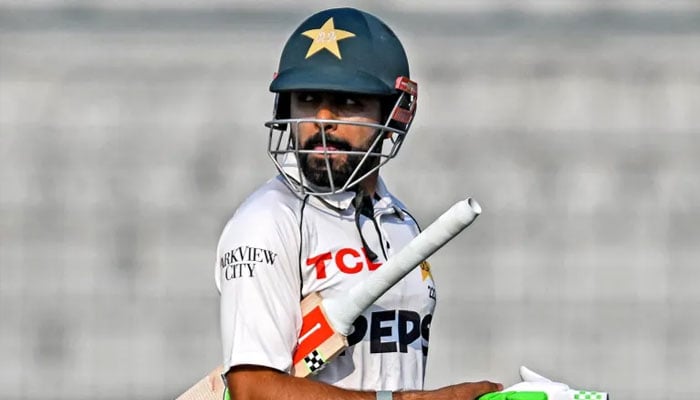 An undated image of Pakistani batter and former skipper Babar Azam. — AFP/File