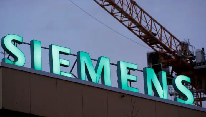 The logo of German industrial group Siemens is seen in Zurich, Switzerland, January 30, 2019. — Reuters