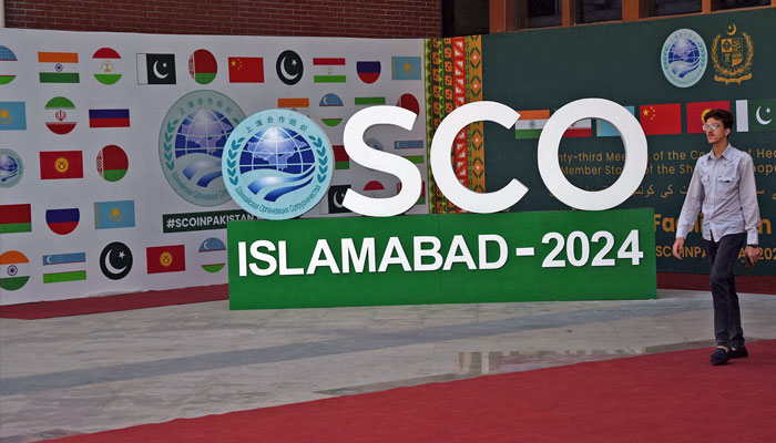 A view of media facilitation centre at Pak-China Friendship Centre ahead of Shanghai Cooperation Organisation (SCO) Summit 2024 in Islamabad on October 14, 2024. — Online