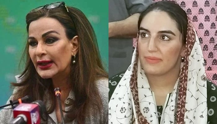 This combo of images shows PPP senior leader Senator Sherry Rehman (left) and Bakhtawar Bhutto Zardari, the younger sister of PPP Chairman Bilawal Bhutto Zardari (right). — APP/Facebook/Bakhtawar Bhutto-Zardari/File