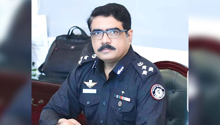 DIG Faizullah Karejo, chief of the Police Training Branch in Sindh looks on in this image. — Facebook/Faizullah Korejo PSP/File