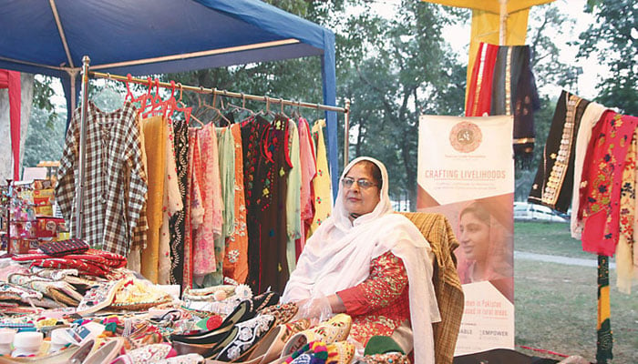 A woman entrepreneur Rehana Kausar.— reporter/file