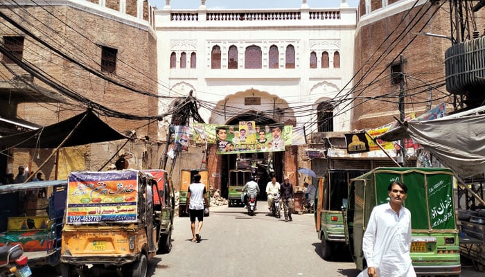 In this image, people pass through the Lohari Gate. — WCLA Website/File