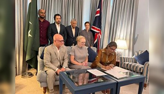 A MoU signing ceremony between the Mir Khalil-ur-Rahman Foundation (MKRF) and the British Asian Trust (BAT). — British Asian Trust Website/File