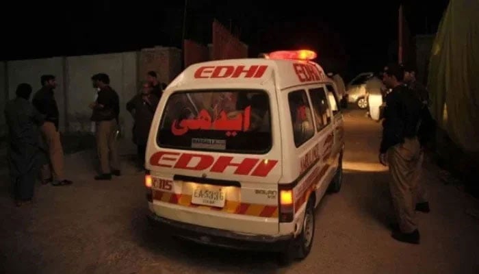 A representational image showing ambulances parked at an incident site. — AFP/File