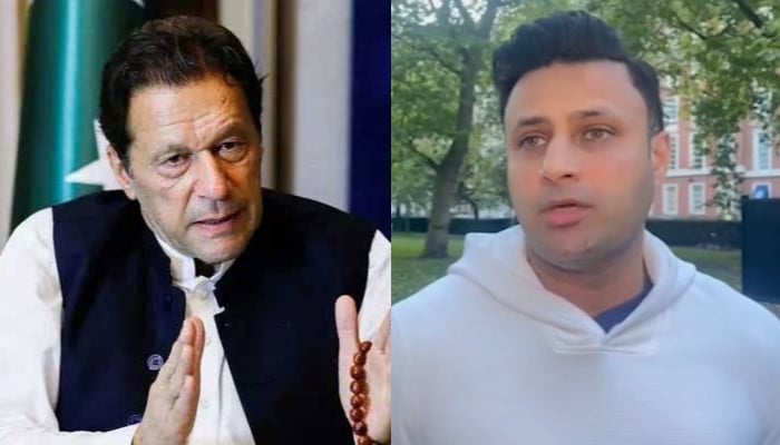 This combo of images shows former Prime Minister Imran Khan (left) and Syed Zulfi Bukhari, former Prime Minister Imran Khan’s advisor on international affairs (right). — Reuters/Geo News/File