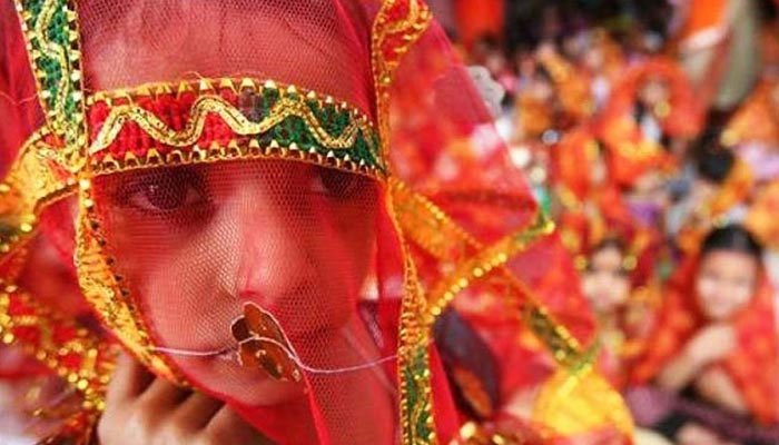 Representational image shows a child bride. — Reuters/File