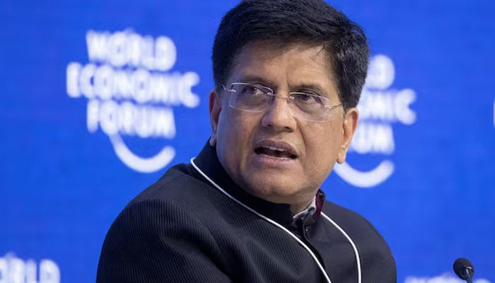 Indias Commerce Minister Piyush Goyal takes part at the panel discussion Trade: Now what? during the World Economic Forum 2022 (WEF) in the Alpine resort of Davos, Switzerland May 25, 2022. — Reuters/File