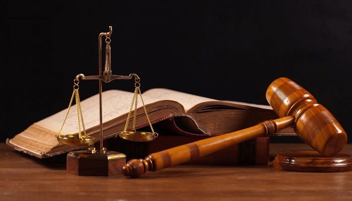 This representational image shows a gavel and scales of justice. — Reuters/File