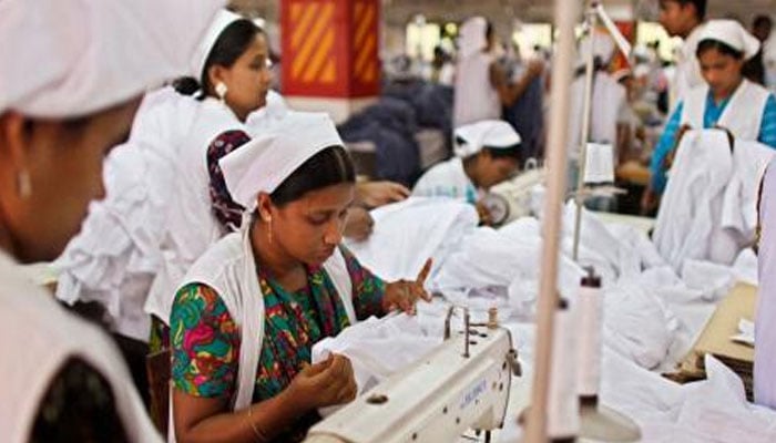 Women work at a garment factory in Gazipur, Bangladesh. — Reuters/file