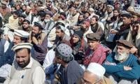 Protest sit-in for peace in Bannu today