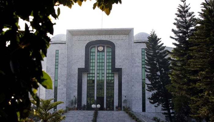 An outside view of the Federal Shariat Court building in Islamabad. — Reuters/File