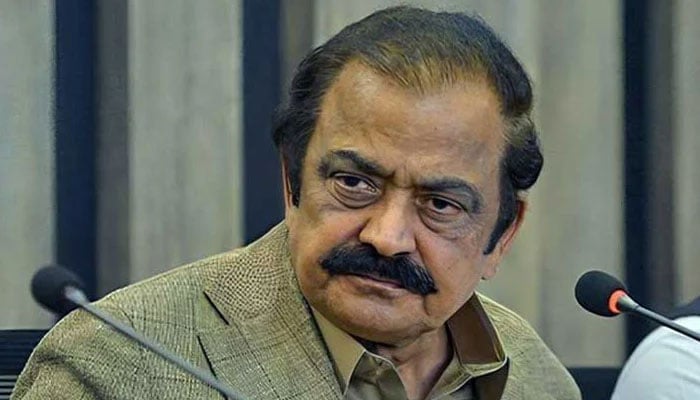 Prime Ministers Adviser on Political Affairs Rana Sanaullah. — State media/File