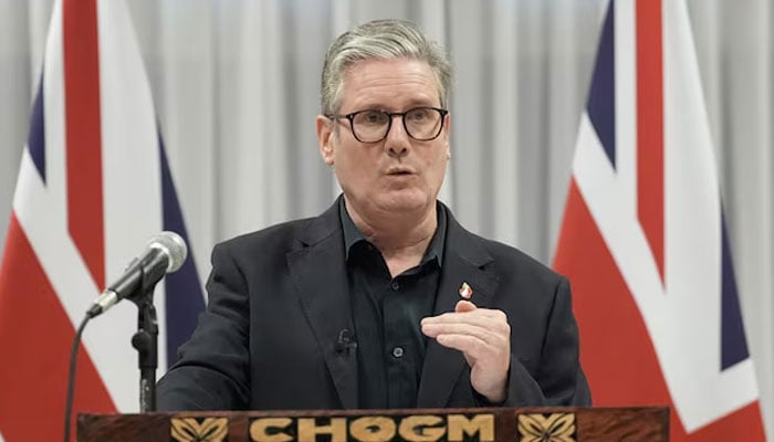 British Prime Minister Keir Starmer attends a press conference during the Commonwealth Heads of Government Meeting in Samoa. — Reuters/File