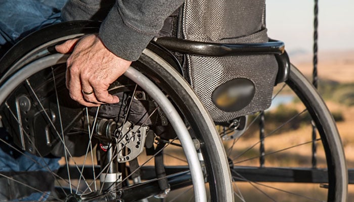 This representational image shows a paralyzed person sitting in a wheelchair. — Pixbay/File