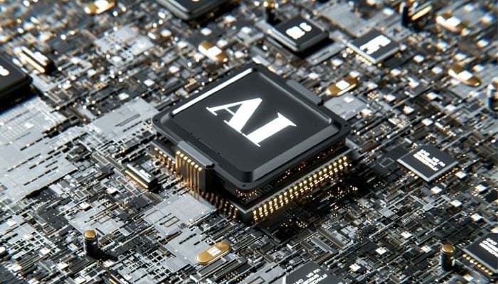 A representational picture showing the the initials for artificial intelligence displayed on a chip. — Unsplash/File