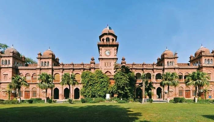 An undated image of the University of Punjab seen in this image. — Punjab University website/File