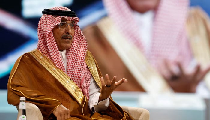 Saudi Arabias Minister of Finance Mohammed bin Abdullah Al-Jadaan attends the Future Investment Initiative (FII) in Riyadh, Saudi Arabia on October 30, 2024. — Reuters